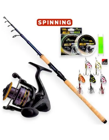 Телескопичен сет за спининг DAM Expert Spin CMB 2.10 м, 5-20 г, 2500S FD