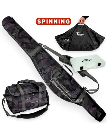 Спининг комплект, калъф, сак, теглилка и кутия Fox Rage Voyager CMB