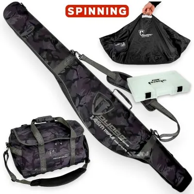 Спининг комплект, калъф, сак, теглилка и кутия Fox Rage Voyager CMB