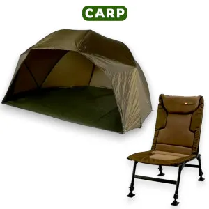 Шаранджийски къмпинг сет, стол и броли JRC Defender Шаранджийски къмпинг сет, стол и броли JRC Defender