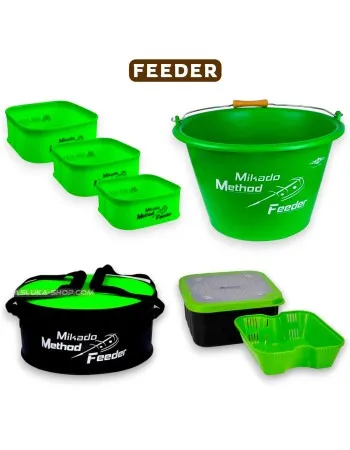 Кофа, футер и кутии за метод фидер Mikado MF Combo