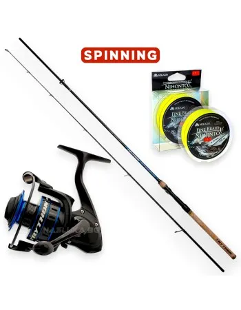 Спининг комплект за щука Mikado Pike Expert CMB 2.70 м, 15-50 г, 4004 FD