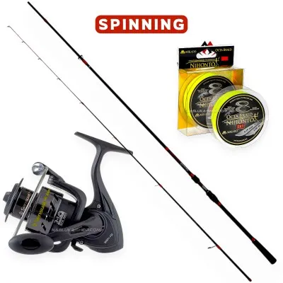 Спининг комплект за бяла риба Mikado Zander Expert CMB 2.40 м, 10-40 г, 3004 FD