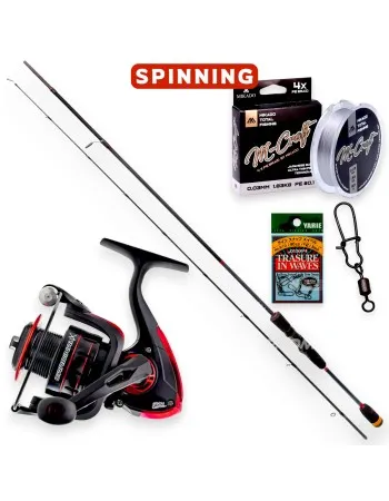 Ултралайт спининг комплект за Кефал Chub Expert CMB 2.10 м, 2-8 г, 2000FD