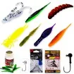 MicroJig Lure Set, 84 бр. - Комплект за Пъстърва, Кефал, Костур