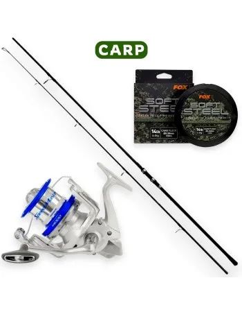 Шаранджийски комплект Premium Carp Set 3.96 м, 3.5+lb, 14000XSD
