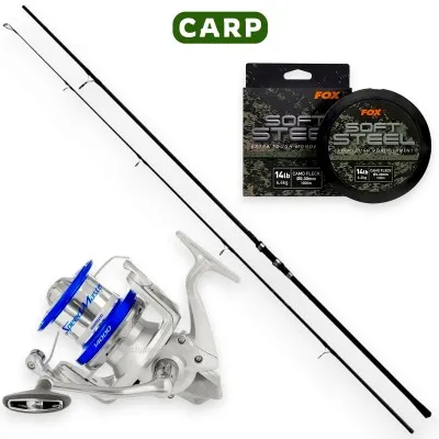Шаранджийски комплект Premium Carp Set 3.96 м, 3.5+lb, 14000XSD