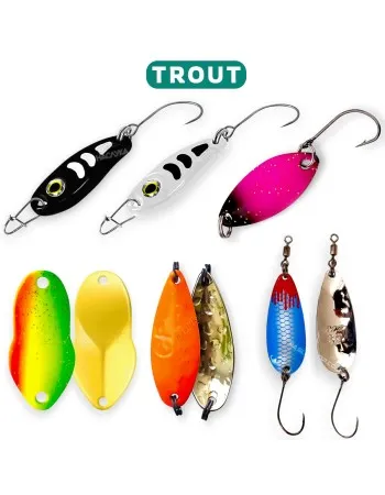 Сет микроклатушки за пъстърва Trout Micro Spoon Set