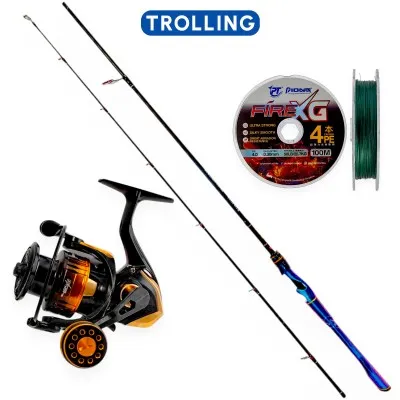Тролинг комплект Pioneer Trolling Master Set 1.83 м, 8-17 lb/BG5000-XG