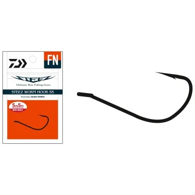 Офсетни куки Daiwa Steez Worm SS, FN