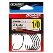 Owner J-Light Worm Hook 5109, цвят черен никел - куки за спининг риболов