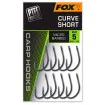 Fox Curve Short, тефлон - куки за риболов на шаран