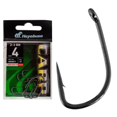 Куки за шаран Hayabusa Carp Z-3 BN, 10 бр.