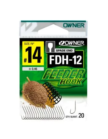 Куки за фидер Owner Feeder Hooks, FDH-12, 20 бр.