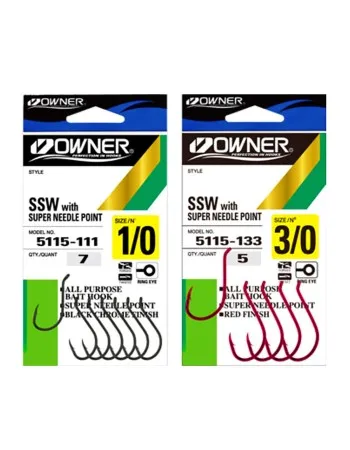 Куки Owner SSW with Super Needle Point, 5115, Red