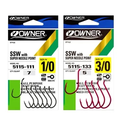 Куки Owner SSW with Super Needle Point, 5115, Red