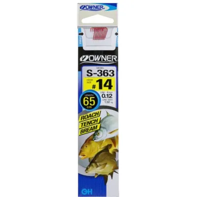 Вързани куки Owner Chika Red S-363, 10 бр.