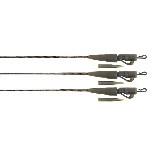 Монтажи за шаран Fox Edges Naturals Submerge Lead Clip Leaders, 3 бр. — снимка 2