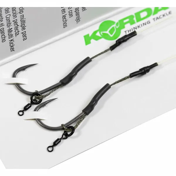 Монтажи за шаран Korda Combi Multi Rig Wide Gape Barbless, 25 lb, 2 бр. — снимка 2