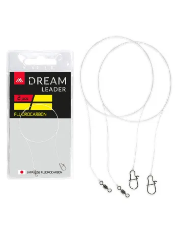 Флуорокарбонови поводи Mikado Dream Leader - 40 см, 2 бр.