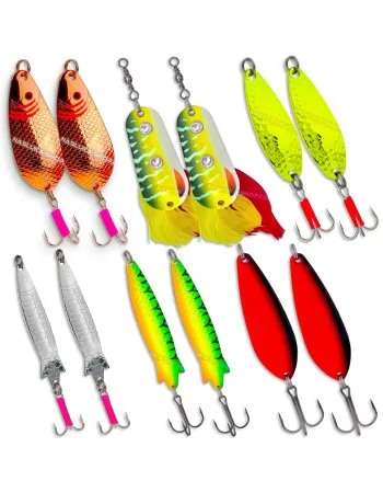 Сет от 12 клатушки за щука Target Pike Spoons 2