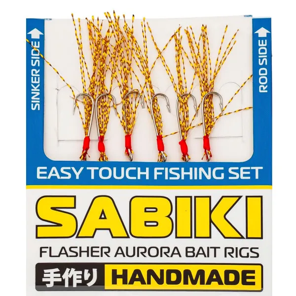 Морско чепаре Akara Sabiki AS-1 Flasher Aurora Bait Rigs — снимка 2