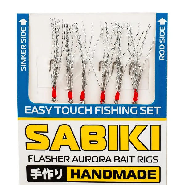 Морско чепаре Akara Sabiki AS-10 Flasher Aurora Bait Rigs — снимка 2