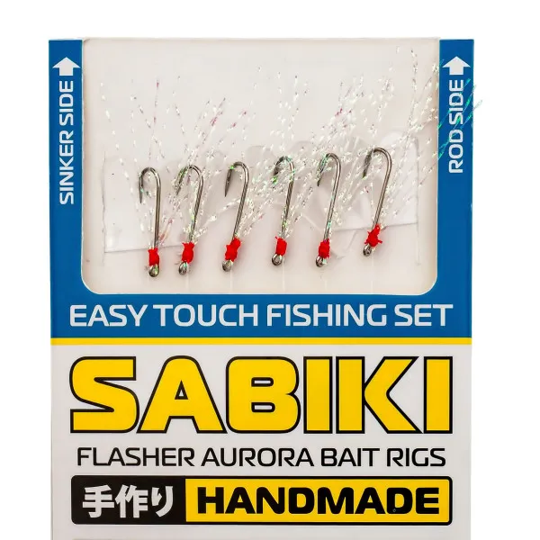 Морско чепаре Akara Sabiki AS-11 Flasher Aurora Bait Rigs — снимка 2
