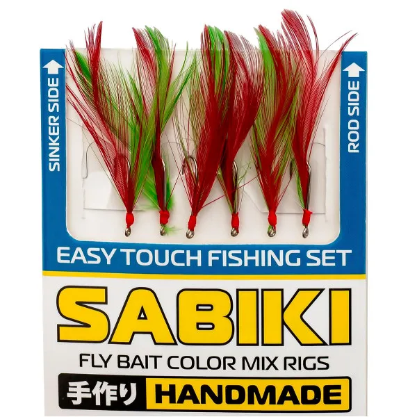 Морско чепаре Akara Sabiki AS-6 Fly Bait Color Mix Rigs — снимка 2