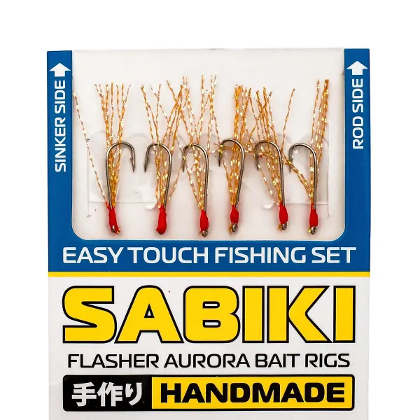 Морско чепаре Akara Sabiki AS-9 Flasher Aurora Bait Rigs — снимка 2