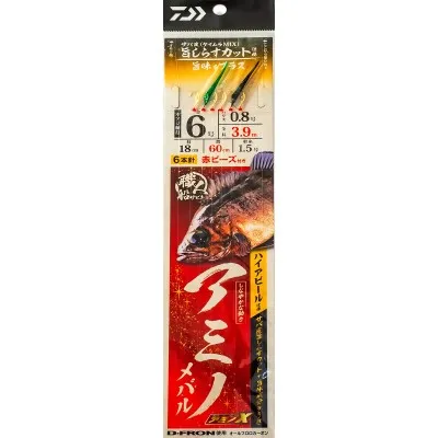 Морско чепаре Daiwa FuneSabiki Amino Aji Mebaru, 3.90 м