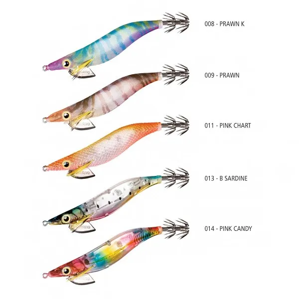 Калмарка Shimano Clinch Flash Boost QE-X35UE, 19 г, цвят Prawn B — снимка 2