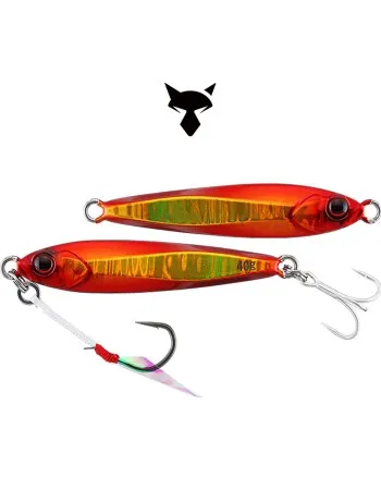 Морски джиг Jackall Big Backer Jig, 47 мм, 15 г, цвят Red & Gold Magma Wave HL