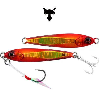Морски джиг Jackall Big Backer Jig, 47 мм, 15 г, цвят Red & Gold Magma Wave HL