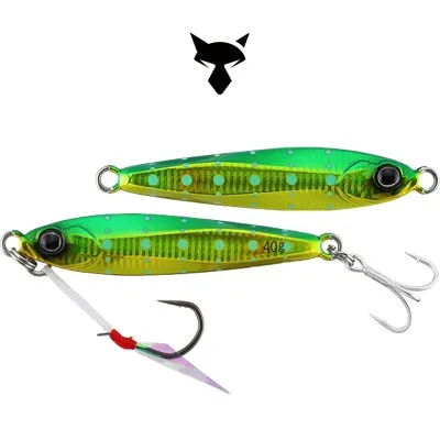 Морски джиг Jackall Big Backer Jig, 54 мм, 20 г, цвят Gurikin / Glow Dot