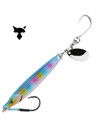 Морски джиг Jackall Big Backer RushBlade, 40 г, цвят Blue Pink Candy