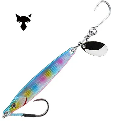 Морски джиг Jackall Big Backer RushBlade, 40 г, цвят Blue Pink Candy