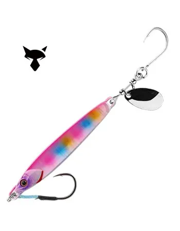 Морски джиг Jackall Big Backer RushBlade, 20 г, цвят Pink Back Candy