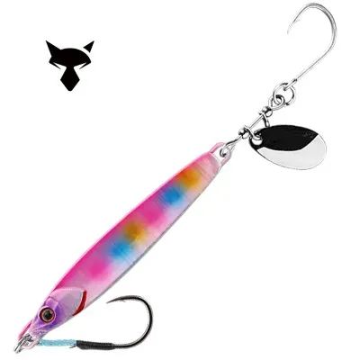 Морски джиг Jackall Big Backer RushBlade, 20 г, цвят Pink Back Candy