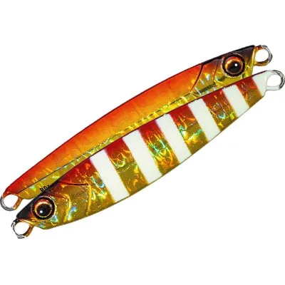 Морски джиг Major Craft Jigpara Short JPS, цвят 64 2Ton Red Gold Zebra