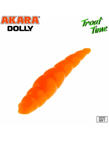 Силиконови примамки Akara Trout Time Dolly, 1.8", 45 мм, Cheese, цвят 100, 10 бр.