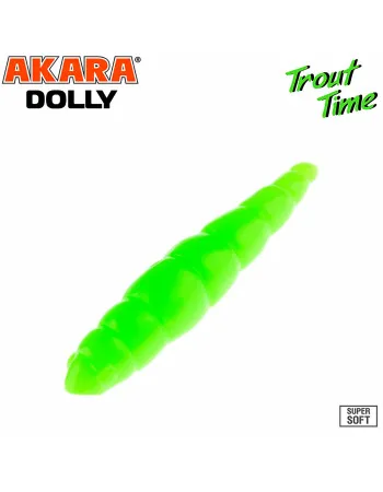 Силиконови примамки Akara Trout Time Dolly, 1.8", 45 мм, Cheese, цвят 452, 10 бр.
