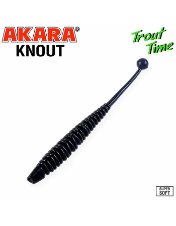 Силиконови примамки Akara Trout Time Knout, 2.5", 63 мм, Cheese, цвят 422, 10 бр.