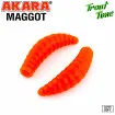 Akara Maggot цвят 100 - силиконова примамка за пъстърва и кефал
