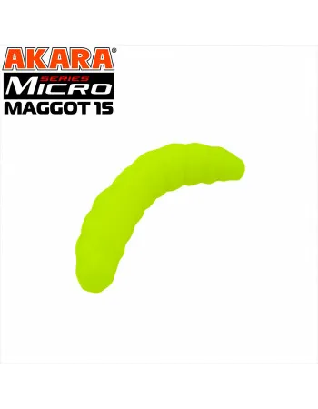 Силиконови примамки Akara Soft Tail Micro Maggot 15 мм, цвят 04Y, 40 бр.