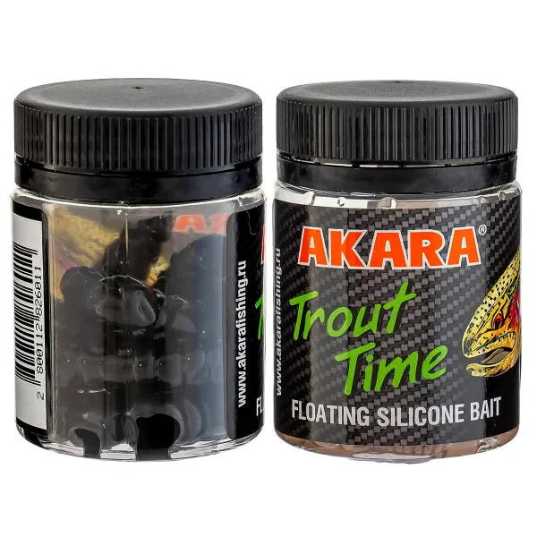 Силиконови примамки Akara Trout Time Termite, 1.5", 40 мм, Cheese, цвят 422, 10 бр. — снимка 2