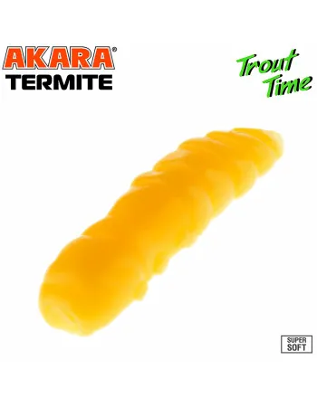 Силиконови примамки Akara Trout Time Termite, 1.5", 40 мм, Garlic, цвят 446, 10 бр.