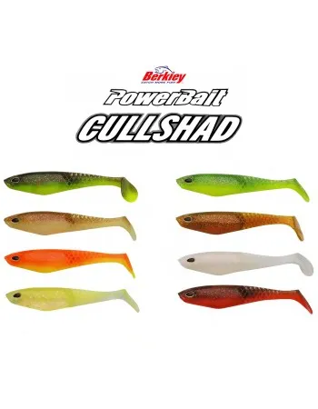 Сет от 8 бр. силиконови примамки Berkley Cullshad 7.5 см, Mixpack Darkwater