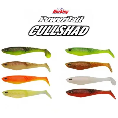 Сет от 8 бр. силиконови примамки Berkley Cullshad 7.5 см, Mixpack Darkwater