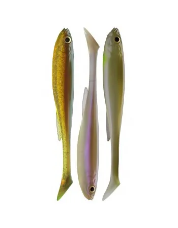 Сет силиконови примамки Daiwa Prorex Slim Shady Nature Set, 16 см, 3 бр.